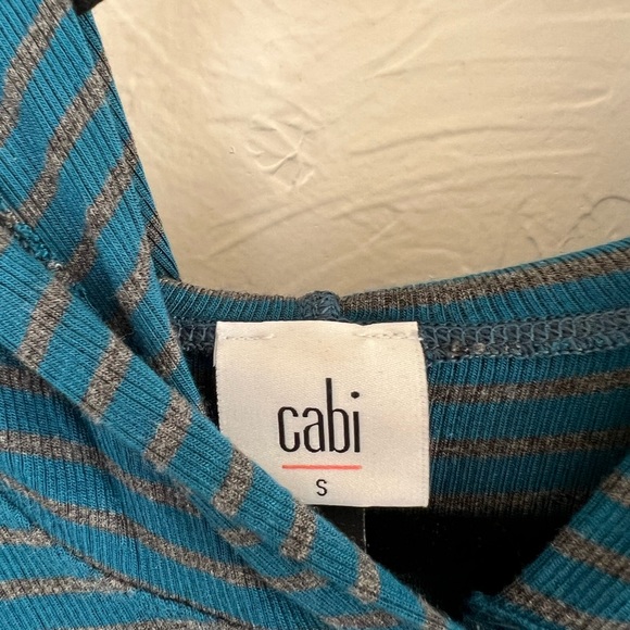 CAbi striped riff hoodie top size S - Picture 8 of 9
